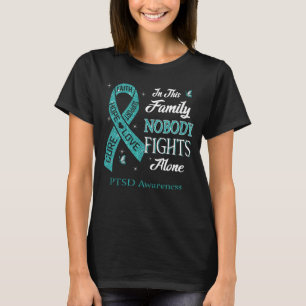 T-shirt Personne ne combat seul la sensibilisation au SSPT