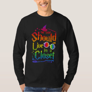 T-shirt Personne ne devrait vivre dans un arc-en-ciel de p