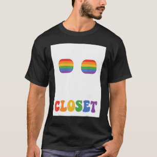 T-shirt Personne Ne Devrait Vivre Dans Un Closet Rainbow P
