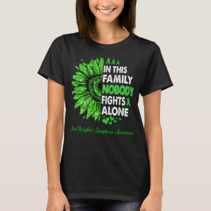 T-shirt Personne ne se bat seul contre le lymphome non hod