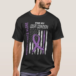 T-shirt Personne ne se bat seul Grand Grand Grand-fils Epi