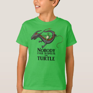 T-shirt Personne ne suspecte jamais la tortue (les