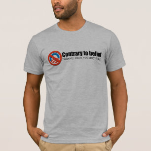 T-shirt Personne ne vous doit quelque chose
