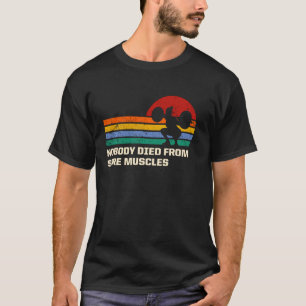 T-shirt Personne n'est mort d'une maladie musculaire Drôle