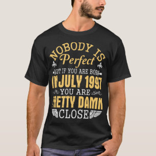 T-shirt Personne N'Est Parfait Si Vous Êtes Né En Juillet