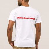 T-shirt Personne pacifiste de la mise à mort une c'est (Dos)