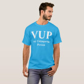 T-shirt Personne très sans importance de VUP (Devant entier)