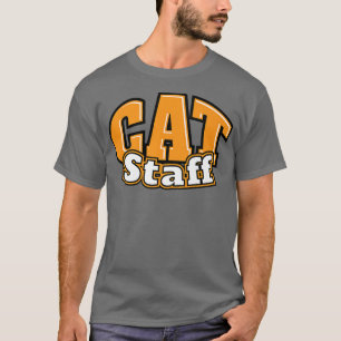 T-shirt Personnel de chat cadeau Amoureux des chats amusan