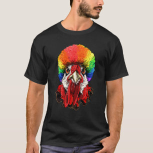 T-shirt Personnel de cirque de carnaval de clown de poulet