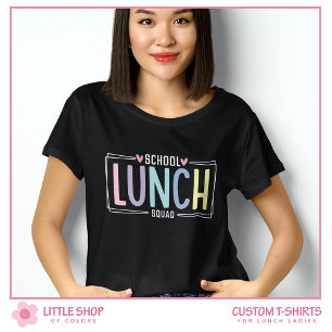 T-shirt Personnel de la cafétéria de l'équipe de déjeuner 