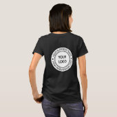 T-shirt Personnel de l'employé du logo d'entreprise person (Dos entier)