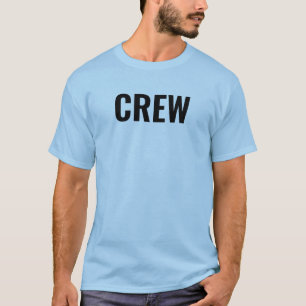 T-shirt Personnel de l'équipage Impression double face Men