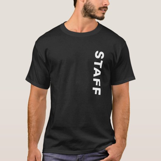 T-shirt Personnel de l'équipe de conception à deux côtés (Devant)