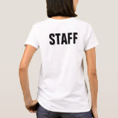 T-shirt Personnel de l'équipe d'équipage de femmes Modèles (Dos)