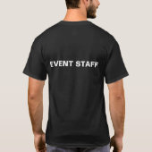 T-SHIRT PERSONNEL D'ÉVÉNEMENT (Dos)