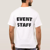 T-shirt Personnel d'événement (Dos)