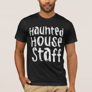 T-shirt Personnel hanté par costume de Chambre de