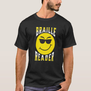 T-shirt Personnes aveugles Humour Lecteur en braille Lecte