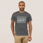 T-shirt Personnes binaires (Devant entier)