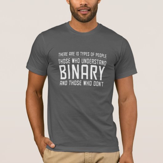 T-shirt Personnes binaires (Devant)