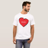 T-shirt Personnes d'amour (Devant entier)