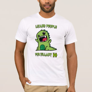 T-shirt Personnes de lézard pour Hillary