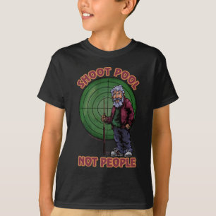 T-shirt Personnes de piscine de pousse pas