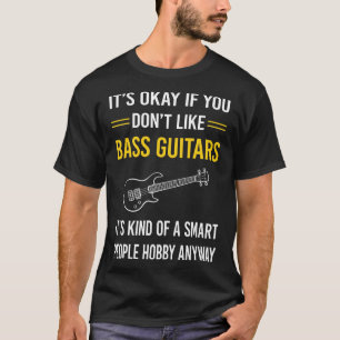 T-shirt Personnes intelligentes Guitare basse Guitariste
