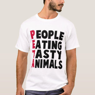 T-SHIRT PERSONNES MANGEANT DE BONS ANIMAUX