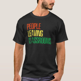 T-shirt Personnes quittant les salles de classe Plc 2