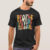 T-shirt Personnes Quittant Les Salles De Classe Plc 5 (Devant)