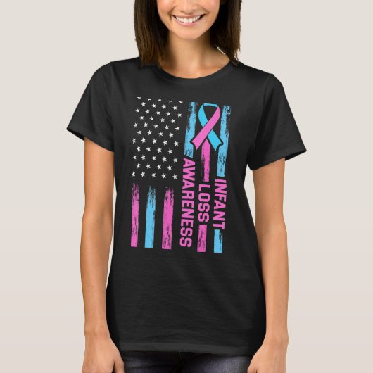 T-shirt Perte de bébé Grossesse Bébé fausse couche 2 (Devant)