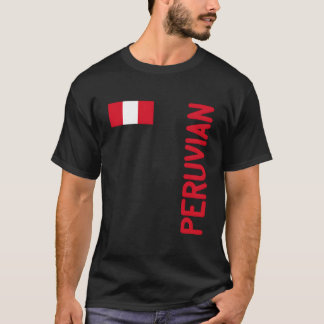 T-shirt Peruvian Flag And Peru Roots