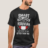 T-shirt Peruvian Flag Native Pride  Peru Peruvian Roots (Devant)