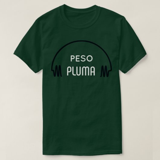 T-shirt Pesa pluma (Design devant)