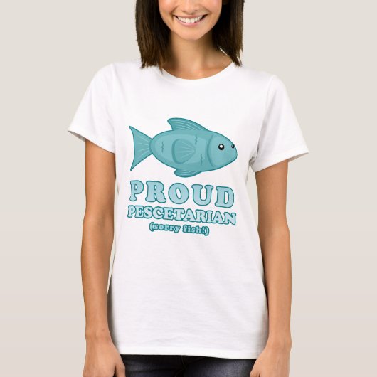 T-shirt Pescetarian fier (Devant)
