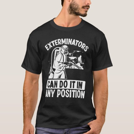 T-shirt Pest Control Technicien Bed Bureaux Lutte antipara (Devant)
