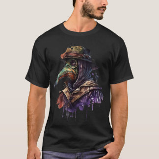 T-shirt Pestdoktor Rabe - Mittelalter Steampunk Plague Doc