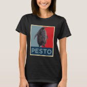 T-shirt Pesto Penguin: Hope Poster Style Design (Devant)