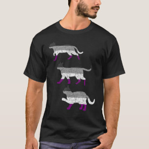 T-shirt Pet Ace Pride Cat Queer Lgbtqia Égalité Asexuel