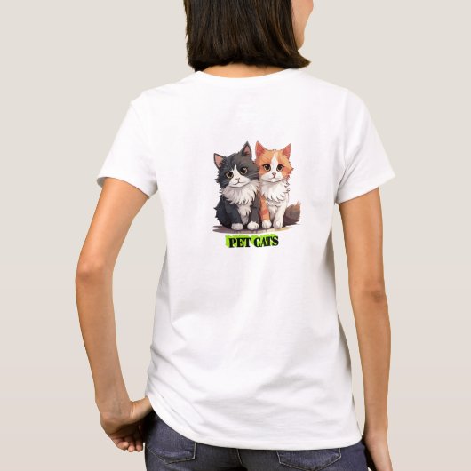 T-shirt Pet Cats (Dos)