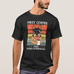 T-shirt Pet Coffee race Australian Cattle Dog