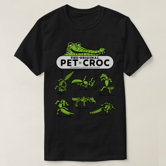 T-shirt Pet Croc Walking Foam Toy Light (Design devant)