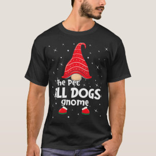 T-shirt Pet Dogs Gnome Family Matching Christmas Funny Gif