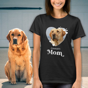T-shirt Pet Mom Photo personnalisée Chien personnalisé