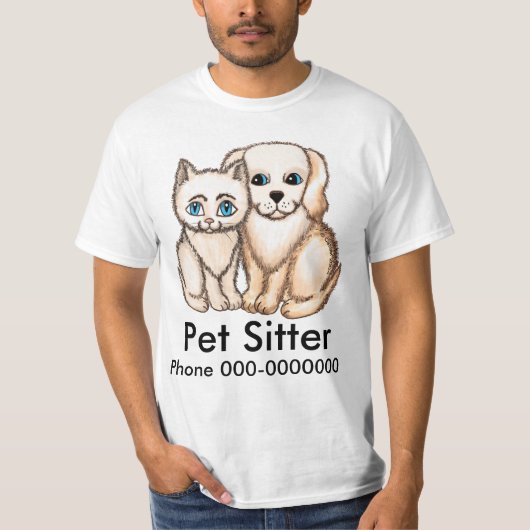 T-shirt Pet Sitter (Devant)