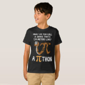 T-shirt Pet Snake Math Pi Day Python (Devant entier)