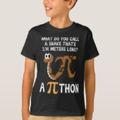 T-shirt Pet Snake Math Pi Day Python (Devant)