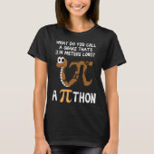 T-shirt Pet Snake Math Pi Day Python (Devant)