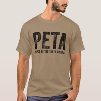 T-shirt Peta Personnes mangeant des animaux appétissants g